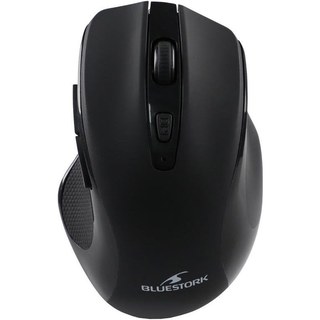 Souris Bluestork M-WL-OFF75-BLACK Sans fil Bluetooth RF 1600DPI Noir 6 Boutons