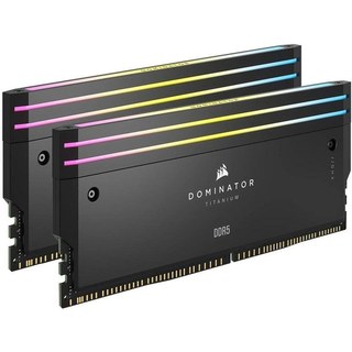 Mémoire RAM Corsair Dominator Titanium CMPLEKIT2 2X DDR5 RGB Kit 288-pin DIMM Noir