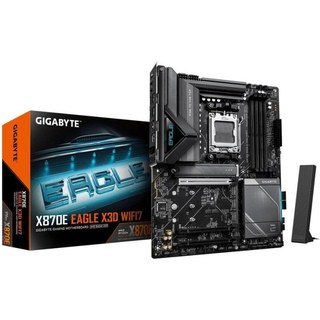 Carte mère Gigabyte X870E EAGLE X3D AMD X870E AM5 DDR5 ATX Wi-Fi 7 PCIe 5.0 USB4 5GBE RGB