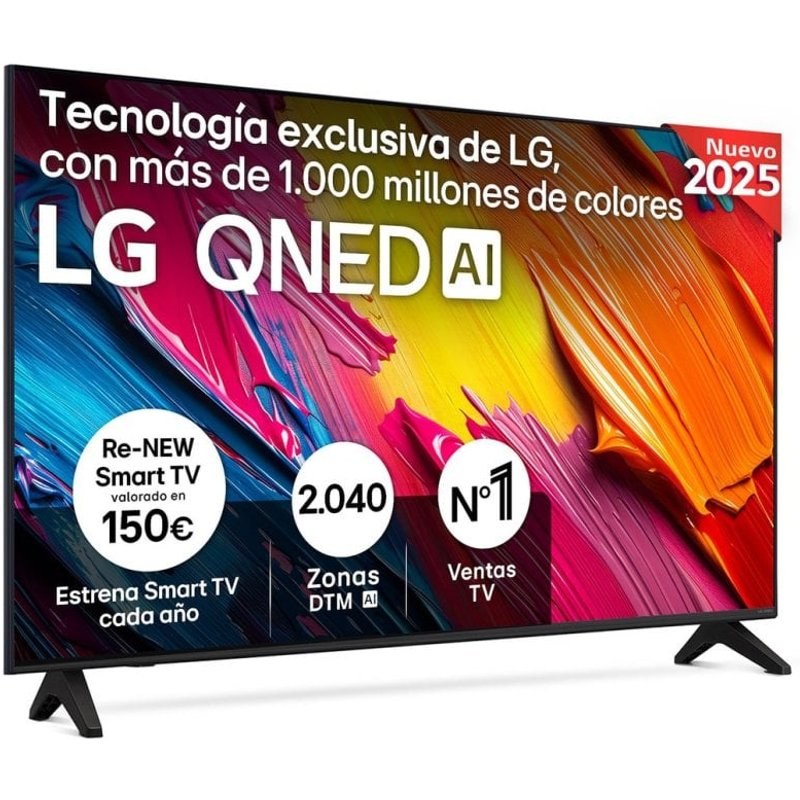 TV LG QNED 55QNED70A6A 55" 4K UltraHD 60 Hz Smart TV WebOS HDR10 AI Gaming Dolby