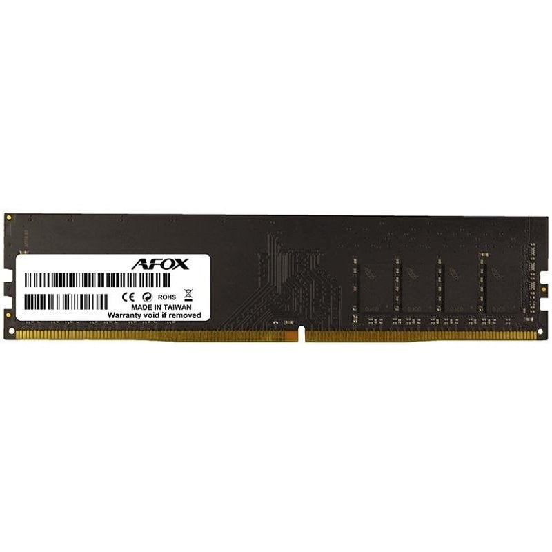 Memoria RAM AFOX AFLD38BK1L 8 Go 1X8GB DDR3L 1600 MHz CL11 DIMM Unbuffered Noir