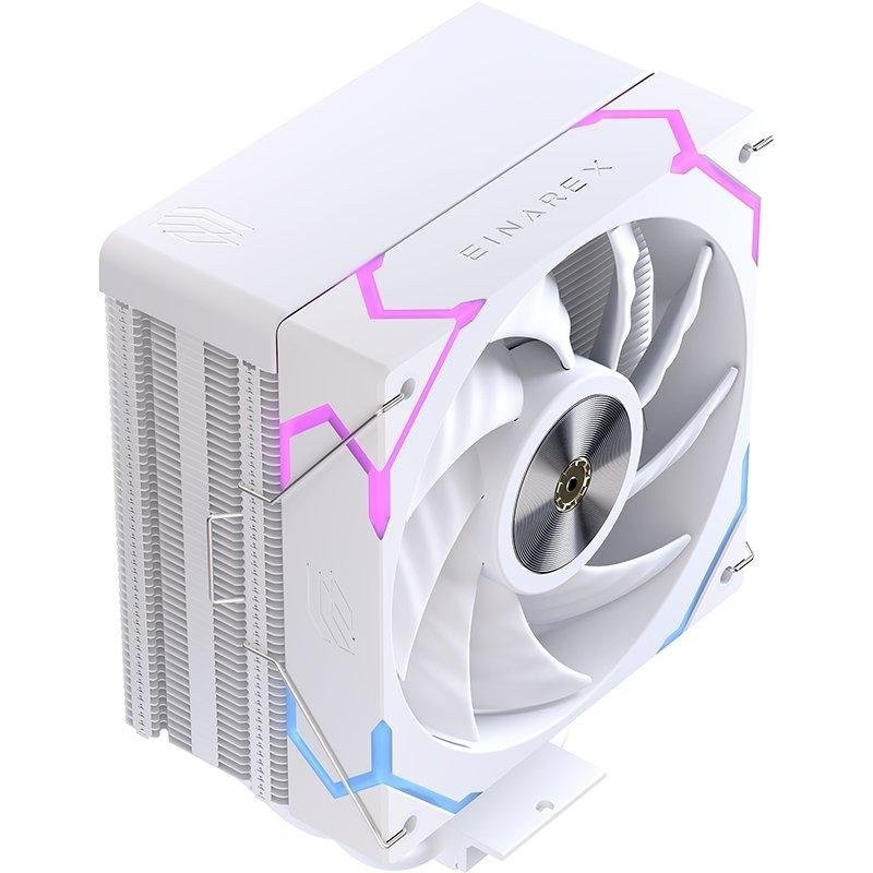 Refrigeration Air Einarex Socket AM5 AM4 LGA1700 120 mm Ventus V100 RGB White