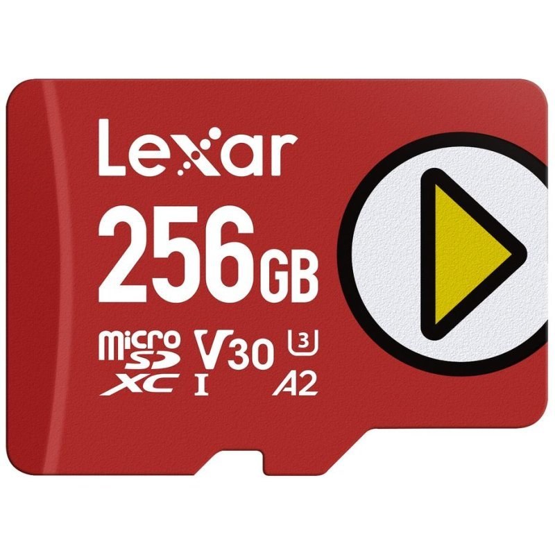 Carte mémoire Lexar LMSPLAY256G-BNSNG 256 Go MicroSDXC UHS-I V30 U3 rouge