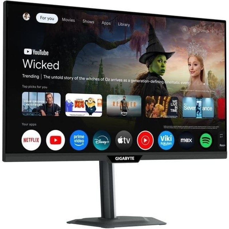 Écran PC Gigabyte M27QS 27" QHD 180 Hz IPS Google TV FreeSync HDR400 1 ms