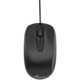 Souris MediaRange MROS210 USB Type-A 1000 DPI Noir Ergonomique