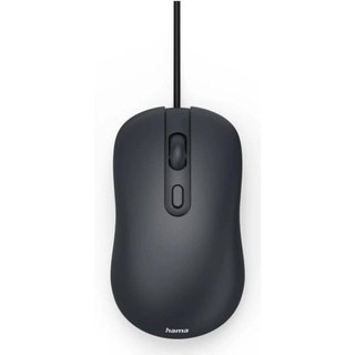Souris Hama CM-200 Filaire USB 1600 DPI Noir Silencieuse Ambidextre
