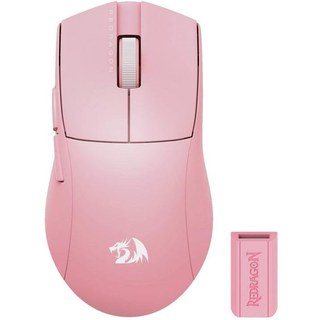 Souris Redragon M916P-PRO-4K K1NG Sans Fil Bluetooth 26000 DPI Rose Ultra-Légère