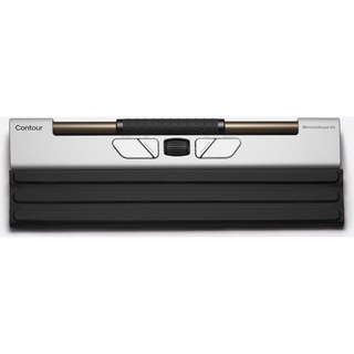 Souris Contour Design RollerMouse Go RF Wireless Bluetooth USB 4000DPI Noir Argent Ergonomique