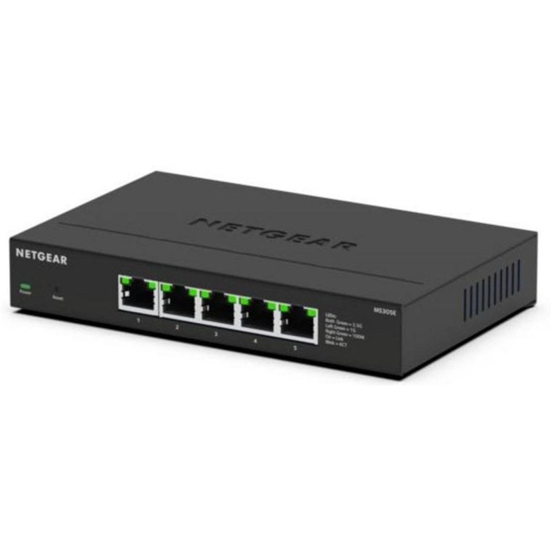 Switch réseau NETGEAR MS305E 5 ports 2.5G Ethernet Full Duplex mural