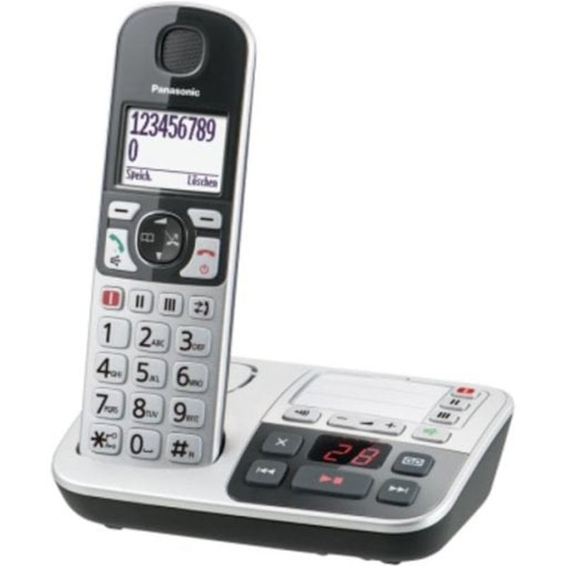 Téléphone Panasonic KX-TGE520GS combiné sans fil DECT mains libres 150 contacts