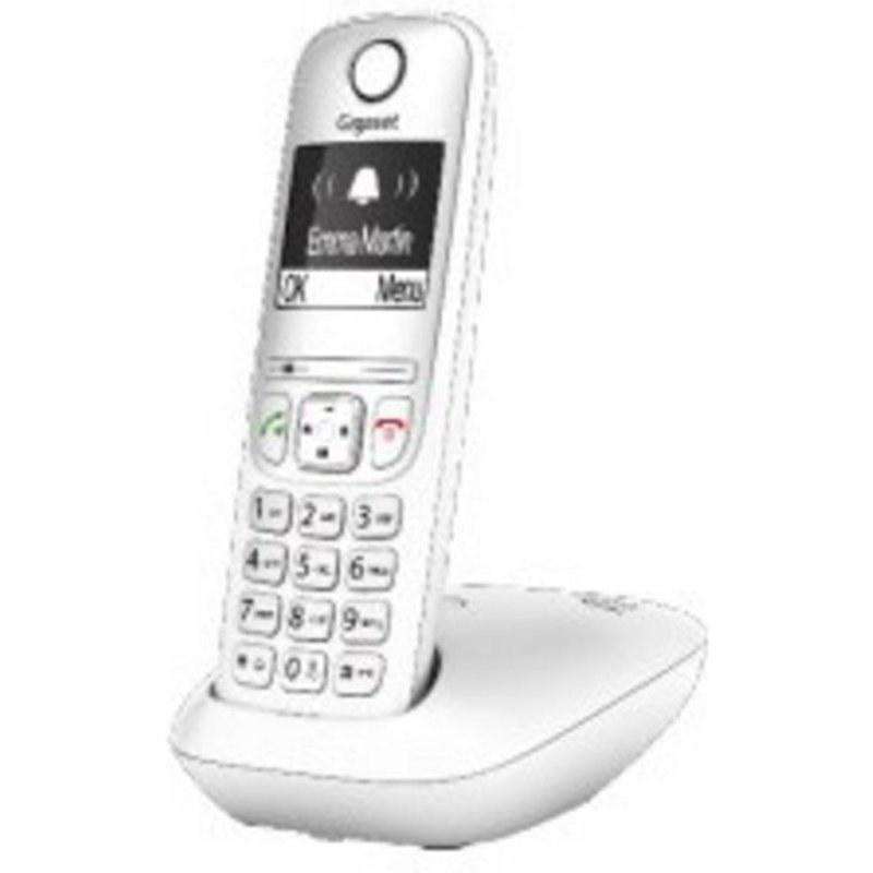 Téléphone Gigaset AE690 Sans Fil DECT Mains Libres 100 Contacts Blanc
