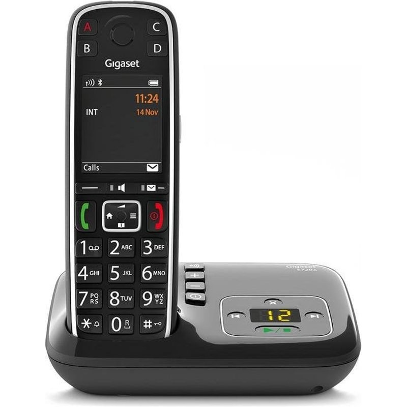 Téléphone Gigaset E720A combiné sans fil DECT Bluetooth noir