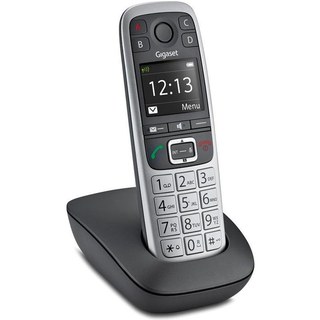 Téléphone Gigaset E560 Sans Fil DECT/Analogique 150 Contacts Noir Argent