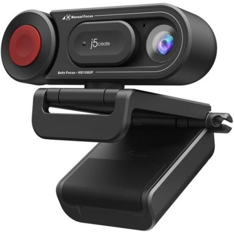 Webcam J5CREATE JVU250-N Full HD Autofocus Microphone Clip USB
