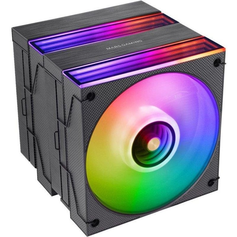 Refroidissement Air Mars Gaming Socket LGA1851/AM5 Dual Tower MCPU-X26 ARGB