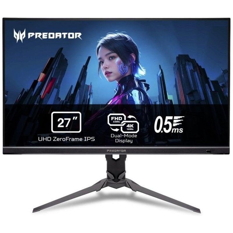 Écran PC Acer Predator XB273KV5 27" Ultra HD 4K 160 Hz IPS 0,5MS FreeSync Premium HDR400