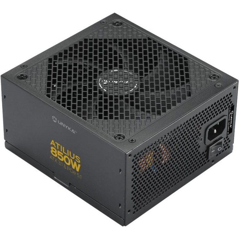 Alimentation UNYKAch ATILIUS 3.1 850W Cybenetics Gold Full Modulaire Ventilateur 120 mm