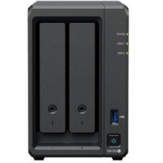Serveur NAS Synology DP320 16 To R1600 8 Go SATA RAID Desktop Noir