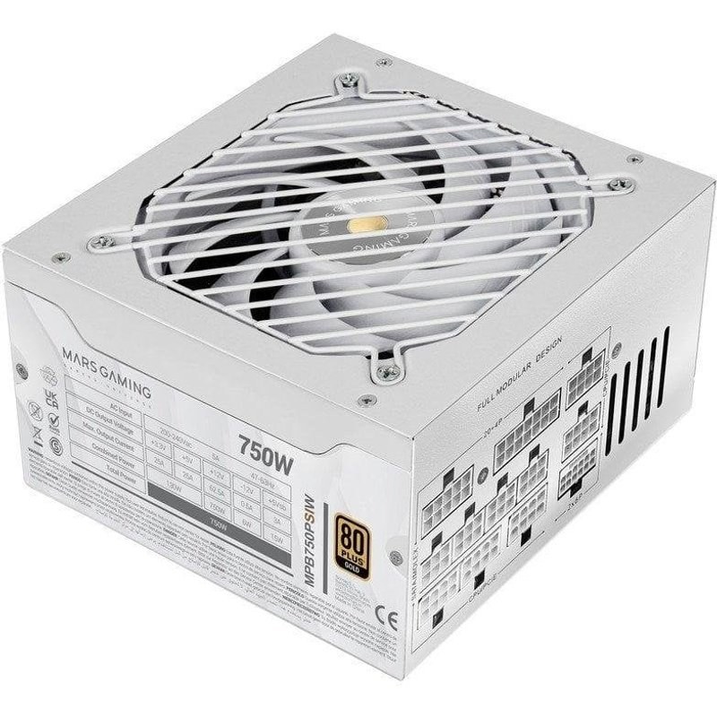 Fuente de Alimentación Mars Gaming MPB750PSI 750W 80 Plus Gold modular