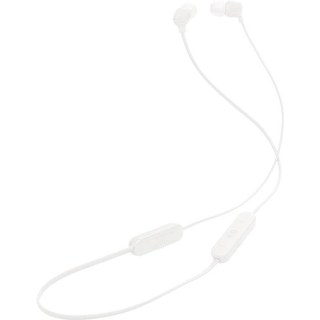 Écouteurs JBL Tune 135BT sans fil Bluetooth pour appels et musique blancs