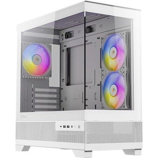 Boîtier Antec CX500M ARGB Mini Tower Blanc Verre Acier ITX micro ATX ARGB