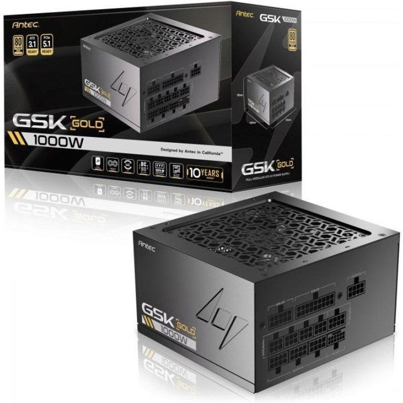 Alimentation Antec GSK1000 1000W 80 PLUS Gold Full modulaire PCIe 5.1