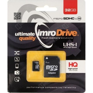 Carte mémoire AVIZAR IMRO 10/32G UHS-I ADP 32 Go MicroSDHC UHS-I Class 10