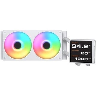Refrigeración Líquida Cougar CGR-PSDVPRGB-W-240 240 mm 2 Ventilateurs RGB Blanc