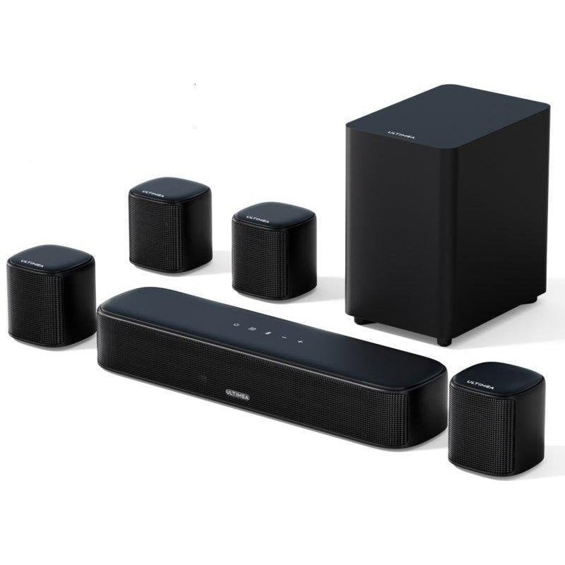 Barre de Sonido Ultimea Aura A40 7.1 240W Bluetooth Subwoofer App Surround
