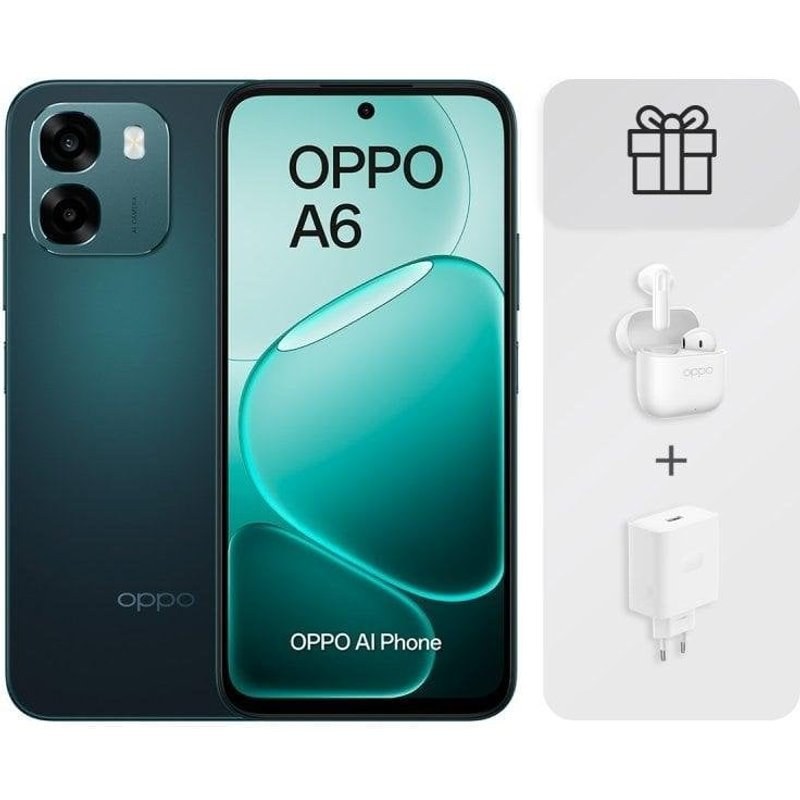 OPPO A6 4G 6 Go 256 Go 6.75" Noir
