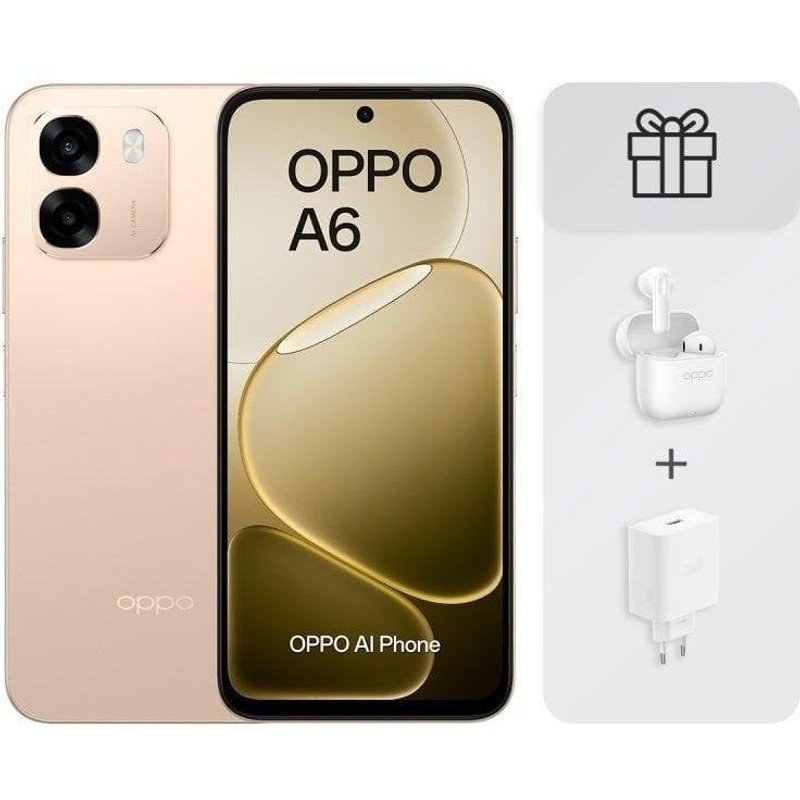 OPPO A6 4G 6 Go 256 Go 6.75" Aurora Gold Double SIM