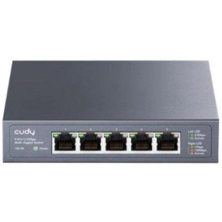 Switch CUDY HS105 2.5G 5 ports boîtier métallique compact
