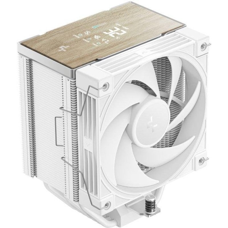 Réfrigération Air DeepCool Socket AM4 120 mm AK700 DIGITAL WH Écran LCD Bois AI