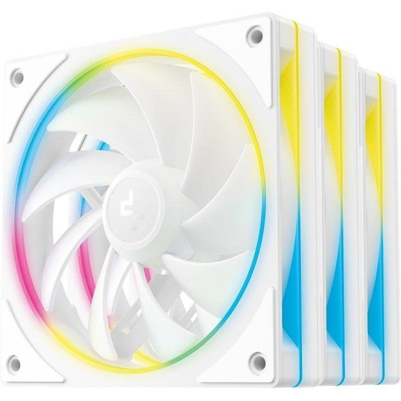 Ventilateur supplémentaire DeepCool FL12R SE WH 120 mm 1900RPM ARGB pack 3