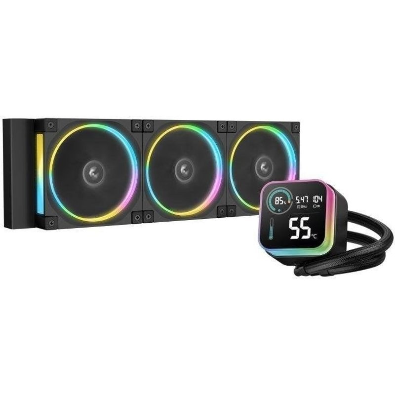Refrigeración Líquida DeepCool LQ360 ULTRA ARGB 360 mm 3 Ventiladores Écran LCD