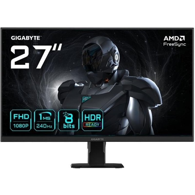 Écran PC Gigabyte GS27F2 27" Full HD 240 Hz SS-IPS FreeSync HDR 1MS