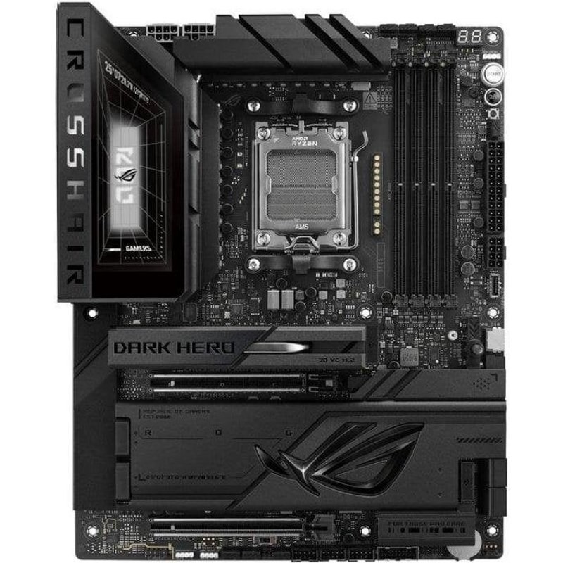 Carte mère ASUS ROG Crosshair X870E Dark Hero X870E AM5 DDR5 ATX Wi-Fi 7 10GBE PCIe 5.0 RAID