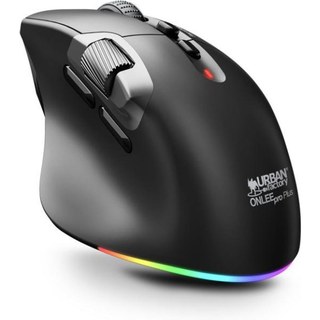 Souris Urban Factory ONLEE PRO Plus Bluetooth 7200 DPI Noir 10 Boutons RGB