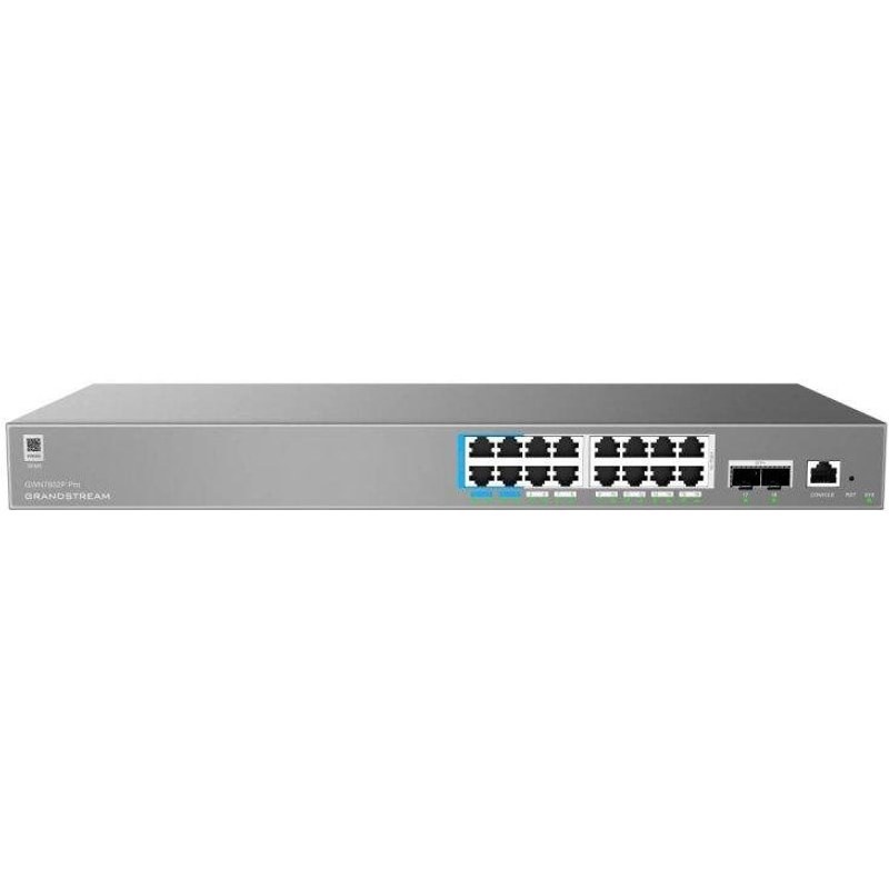 Switch Grandstream GWN7802P Pro 18 ports Gigabit PoE+ SFP 2,5G 240W
