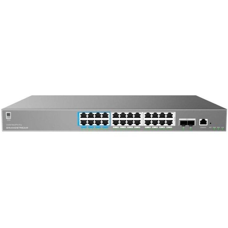 Switch Grandstream GWN7803PH Pro 24 ports Gigabit PoE++ 2 ports 10G SFP+