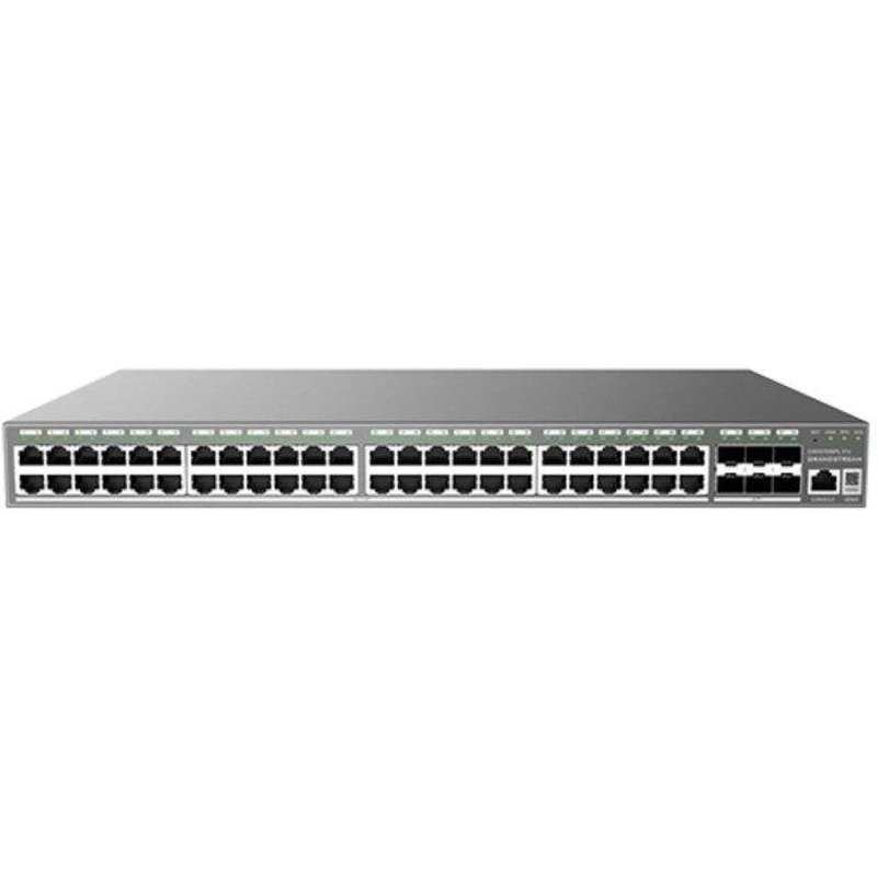 Switch Grandstream GWN7806PL Pro 48 ports Gigabit PoE+ 6 ports 10G SFP+ empilable