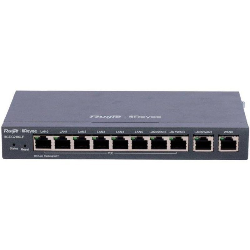 Routeur Ruijie RG-EG210G-P 10 ports Gigabit PoE+ Multi-WAN Cloud