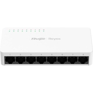 Switch Ruijie RG-ES08F 8X RJ45 10/100 Mbps Blanc Compact