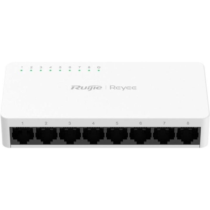 Switch Ruijie RG-ES08F 8X RJ45 10/100 Mbps Blanc Compact