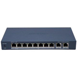 Switch Hikvision DS-3E1310HP-EI(B) 8X PoE 2X Uplink Gestion Métal Hi-PoE