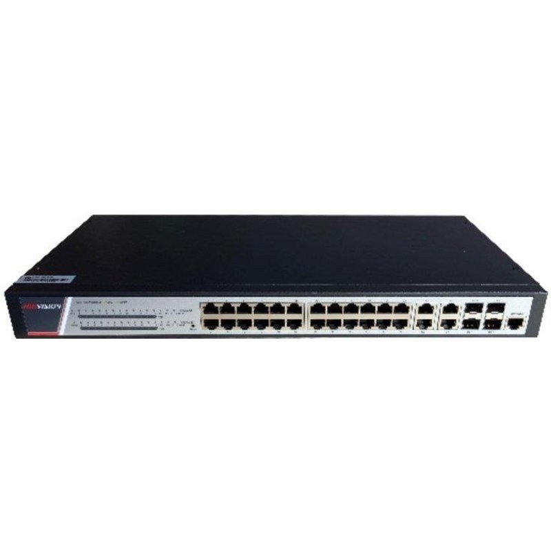 Switch Hikvision DS-3E2528P(B) 24 ports Gigabit PoE Layer 3 rack