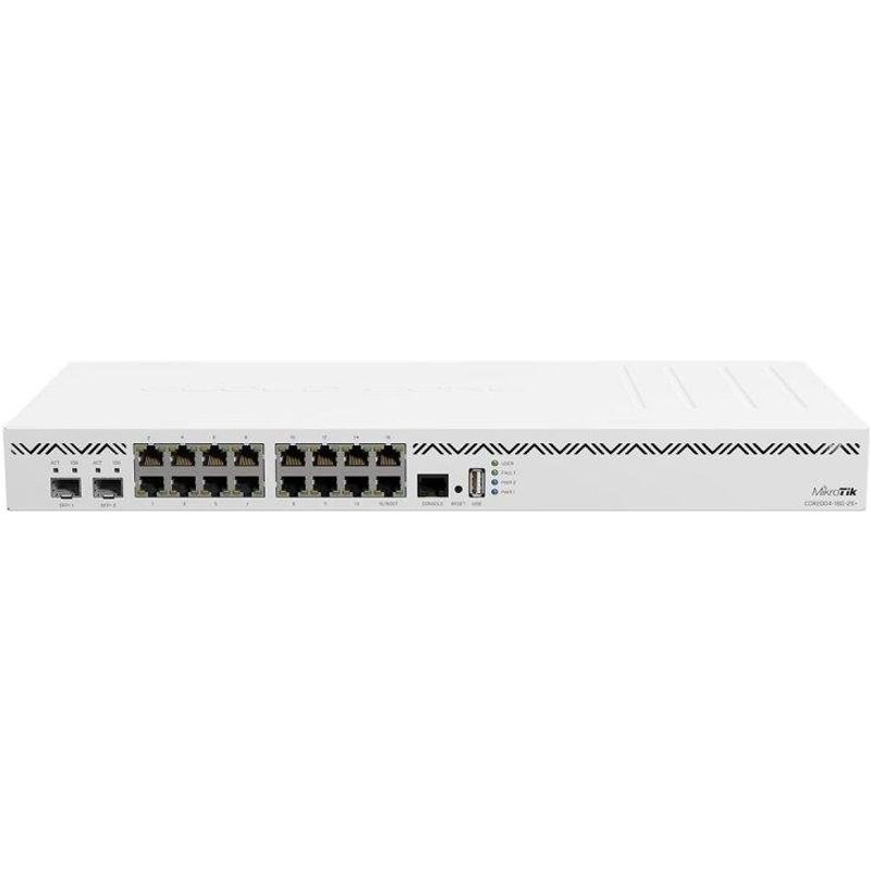 Routeur Mikrotik CCR2004-16G-2S+ Blanc 16 ports Gigabit 2 SFP+ 4 Go DDR4