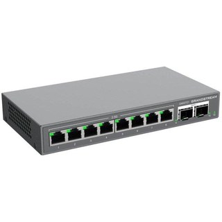Switch Grandstream GWN7721 8 ports 2.5G, 2 ports 10G SFP+, boîtier métal