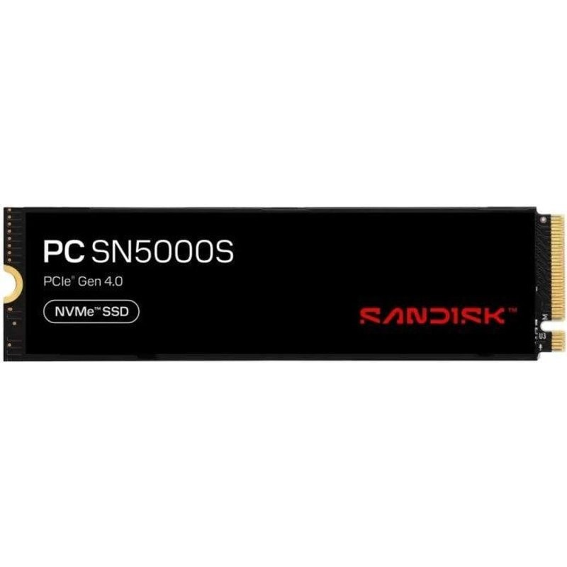 Disque Dur Sandisk SN5000S 512 Go SSD M.2 2280 PCIe GEN4 6000MO/s Sécurité