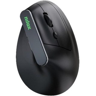 Souris Nilox NXMOEVR01B Sans Fil Dual Bluetooth 1600 DPI Noir RGB 6 Boutons